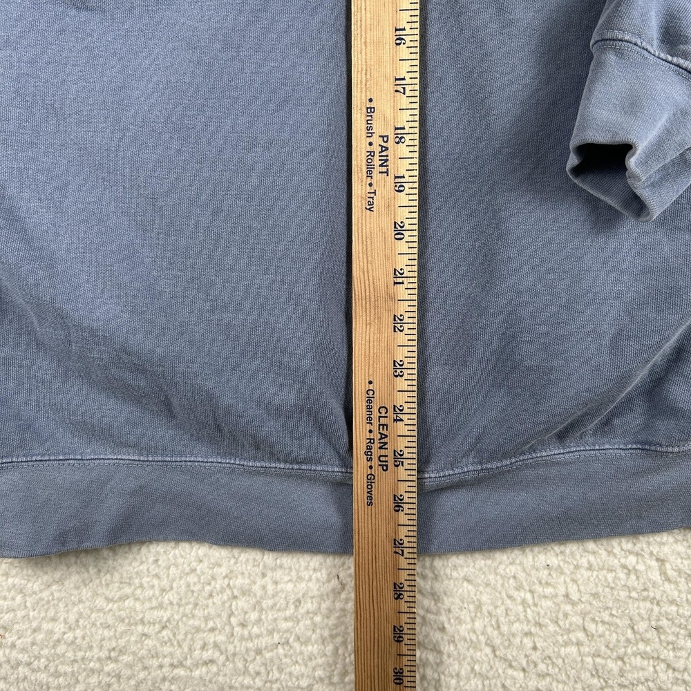 Seaside Hoodie Sweatshirt Womens Large Blue Comfort Colors Beach Pullover - Picture 9 of 12